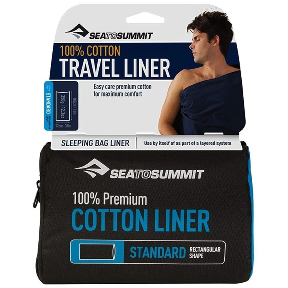 Sea To Summit 100% Cotton Travel Liner − Standard Rectangular 6 Sea To Summit 100% Cotton Travel Liner − Standard Rectangular - Image 4