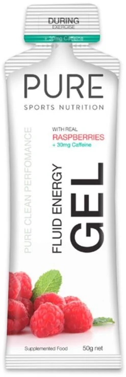 Fluid Energy Gel Raspberries + Caffeine