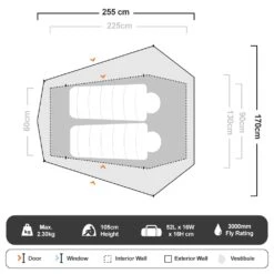 Howqua 2 Hiking Tent -Camelbak Shop 1202058