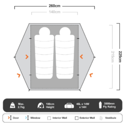 Companion Pro Hiker 2 Tent 7 Companion Pro Hiker 2 Tent -Camelbak Shop 1202778