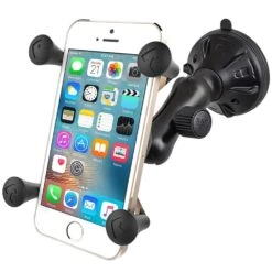 RAM MOUNTS X−Grip Phone Mount With Twist−Lock Low Profile Suction Base -Camelbak Shop 1207814 twist suction cup mount phone cradle