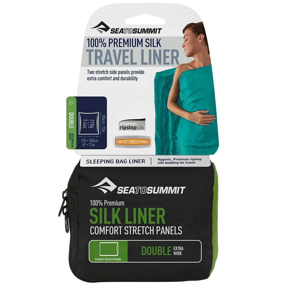 Sea To Summit Silk Liner Stretch − Double Wide 6 Sea To Summit Silk Liner Stretch − Double Wide - Image 4