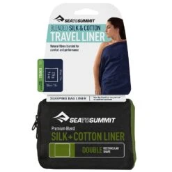 Sea To Summit Silk + Cotton Liner − Double Extra Wide -Camelbak Shop 1235230 silk cotton liner double extra wide