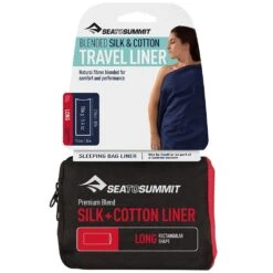 Sea To Summit Silk + Cotton Liner − Rectangular 11 Sea To Summit Silk + Cotton Liner − Rectangular -Camelbak Shop 1235306 silk cotton travel liner