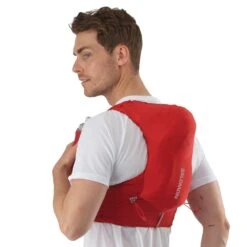 Salomon Adv Skin 5 Unisex Running Vest With Flasks Included -Camelbak Shop 1249915 adv skin 5 unisex running vest with flasks goji berry x small