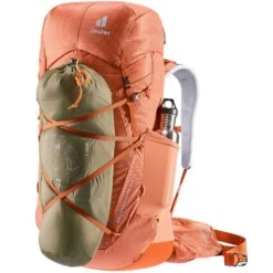 Deuter Aircontact Ultra 45 + 5 SL Backpack -Camelbak Shop 1267032 aircontact ultra 45 plus 5 sl backpack sienna paprika