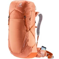 Deuter Aircontact Ultra 45 + 5 SL Backpack -Camelbak Shop 1267033 aircontact ultra 45 plus 5 sl backpack sienna paprika