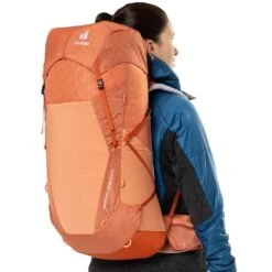 Deuter Aircontact Ultra 45 + 5 SL Backpack -Camelbak Shop 1267034 aircontact ultra 45 plus 5 sl backpack sienna paprika