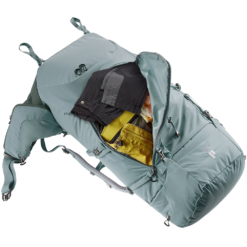 Deuter Aircontact Core 65 + 10 SL Backpack -Camelbak Shop 1267364 aircontact core 65 plus 10 sl backpack shale ivy