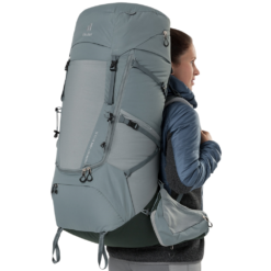 Deuter Aircontact Core 65 + 10 SL Backpack -Camelbak Shop 1267365 aircontact core 65 plus 10 sl backpack shale ivy