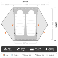 Marmot Tungsten 2−Person Tent -Camelbak Shop 1273868