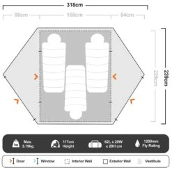 Marmot Tungsten 3−Person Tent -Camelbak Shop 1273894