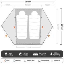 Marmot Tungsten Ultralight 2−Person Tent -Camelbak Shop 1273899