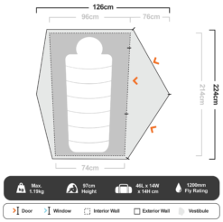 Marmot Tungsten 1−Person Tent -Camelbak Shop 1274360