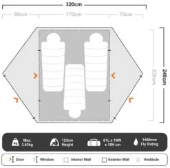 Marmot Catalyst 3−Person Tent -Camelbak Shop 1274368
