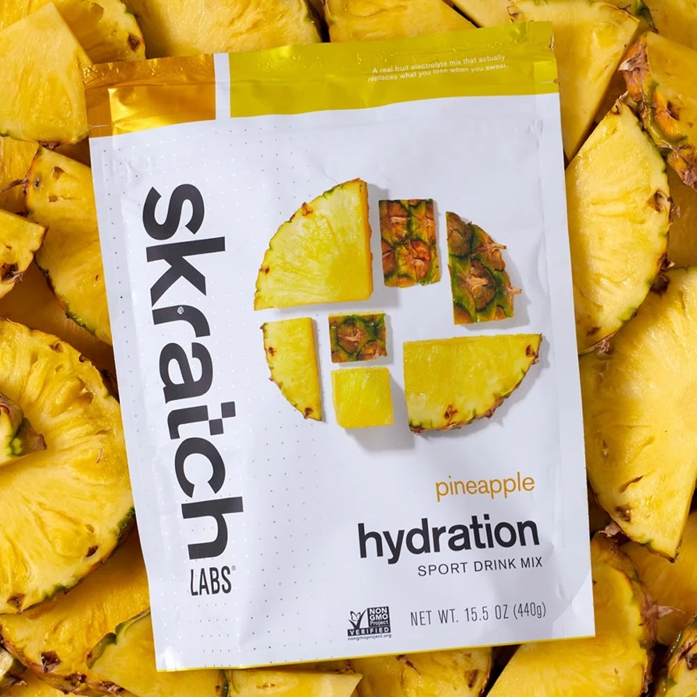 Skratch Labs Hydration Drink Mix 440g Pineapple 20 Serve 4 Skratch Labs Hydration Drink Mix 440g Pineapple 20 Serve - Image 2