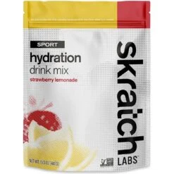 Skratch Labs Hydration Drink Mix 440g Strawberry Lemonade 20 Serve