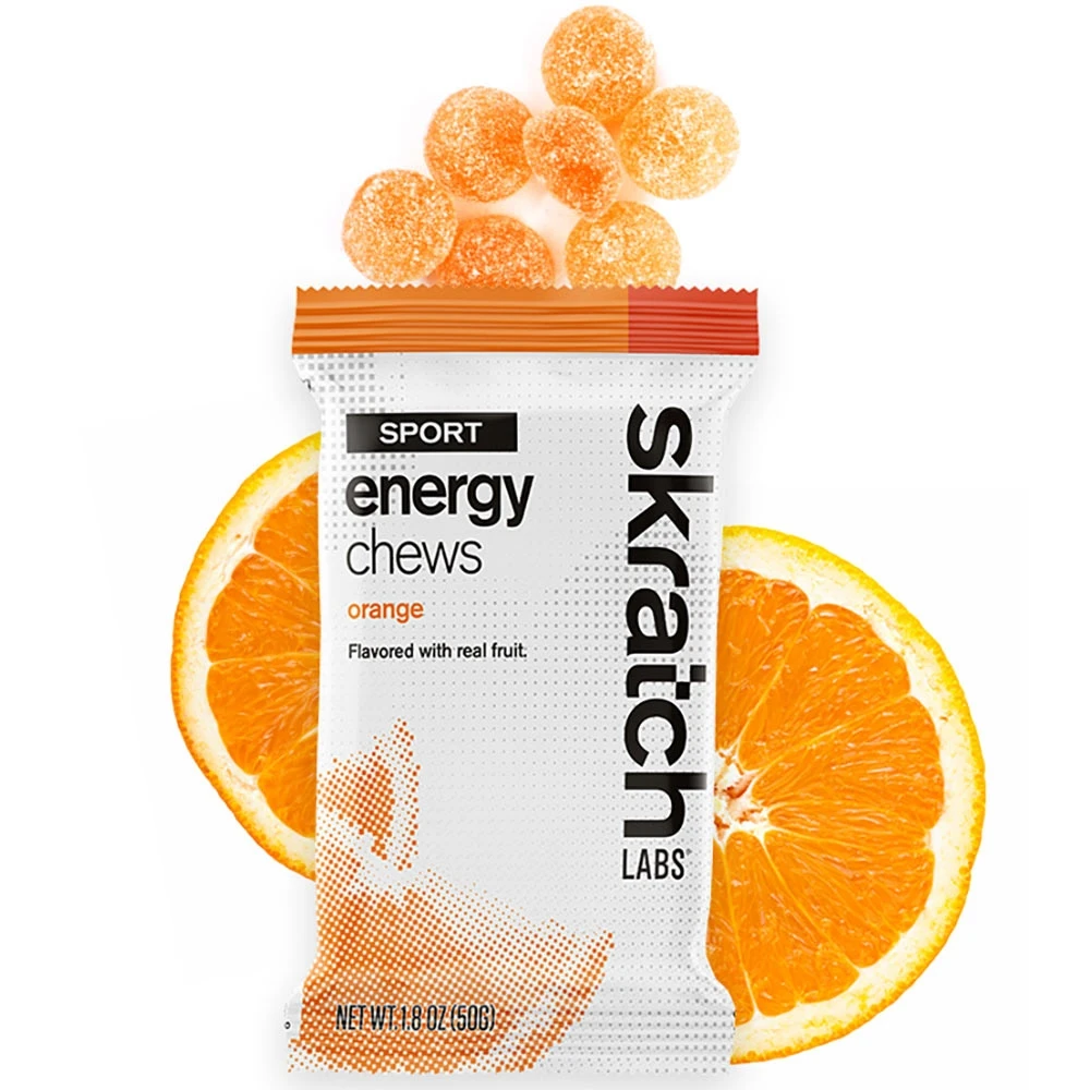 Skratch Labs Energy Chews Sport Fuel 50g Orange 4 Skratch Labs Energy Chews Sport Fuel 50g Orange - Image 2