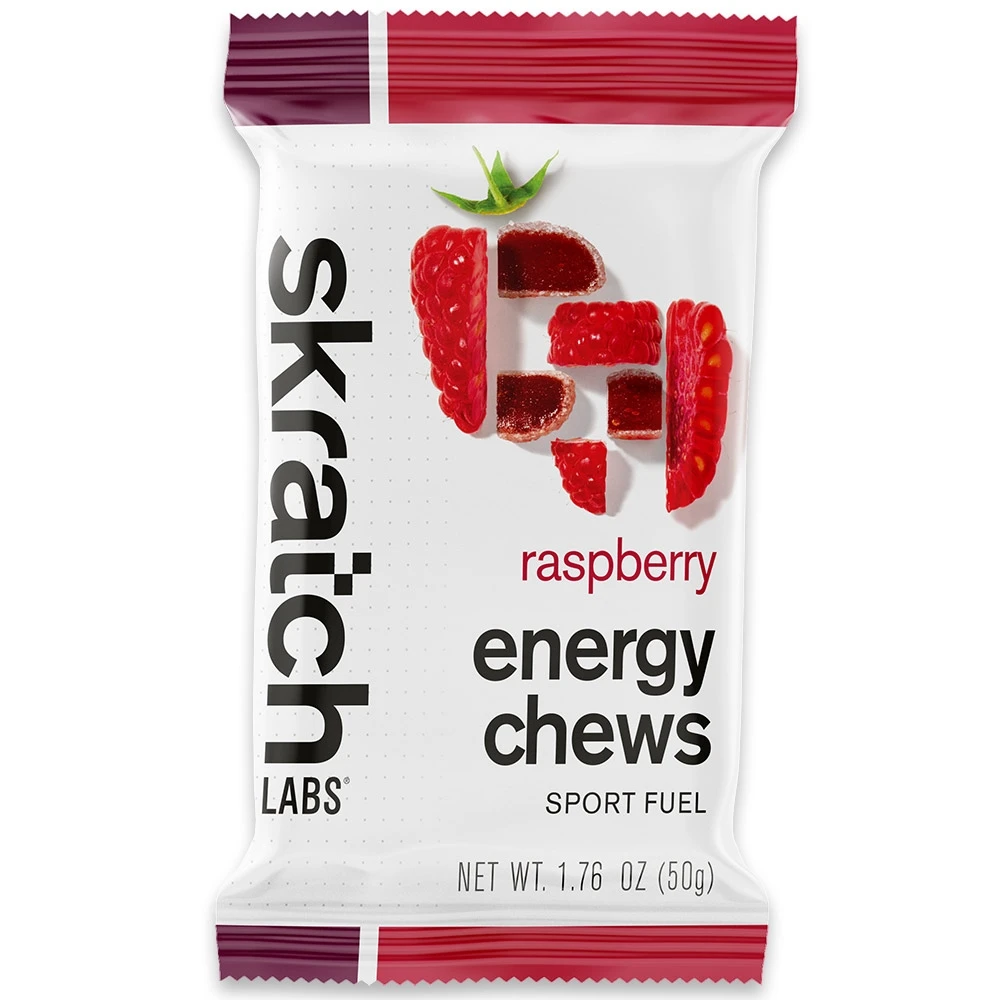 Skratch Labs Energy Chews Sport Fuel 50g Raspberry 3 Skratch Labs Energy Chews Sport Fuel 50g Raspberry