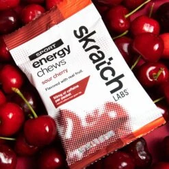 Skratch Labs Energy Chews Sport Fuel 50g Sour Cherry -Camelbak Shop 1275867 skr sport energy chews 50g sour cherry w caffeine