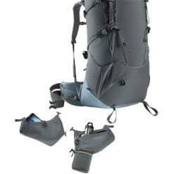 Deuter Aircontact Core 60 + 10 Backpack -Camelbak Shop 1277476 aircontact core 60 plus 10 backpack graphite shale